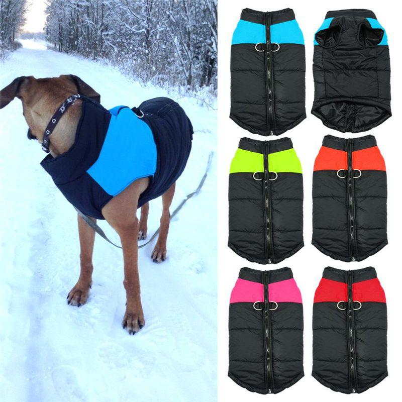 Pet Clothing Apparel Vest Winter Down Coat Jacket Dog Puppy Warm Large Clothes