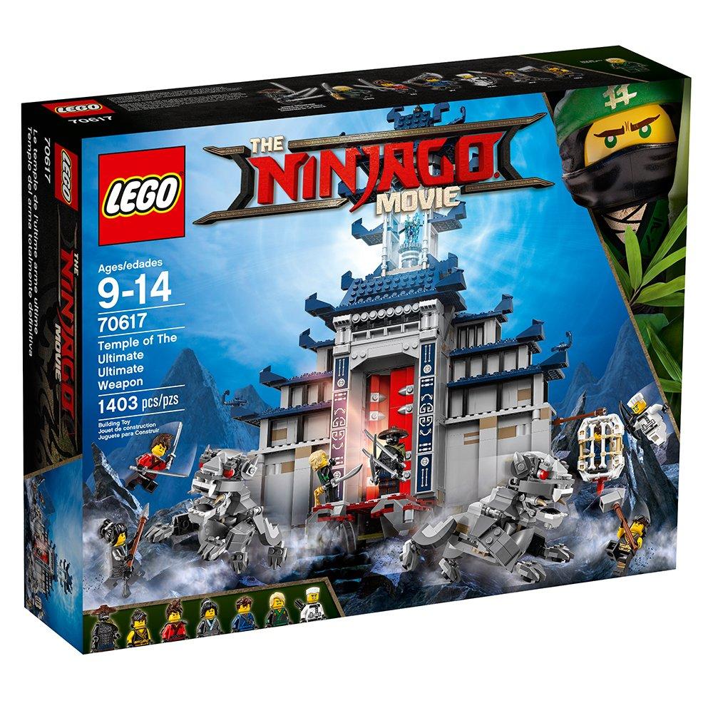 LEGO Ninjago Movie Temple Ultimate Ultimate Weapon 70617 Building Kit (1403 Piece)