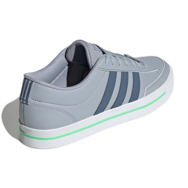 Adidas Neo Retrovulc Slip Resistant Durable Low Top Skate Shoes Unisex Sneakers Gray Blue GW6684