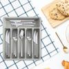 Drawer Organizer Tray for Kitchen Drawer Expandable Cutlery Flatware Holder Adjustable Plastic Utensil Divider Spatula Tools And Gadgets Storage