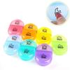 Pill Box Portable Plastic Travel Pocket Pill Organizer 7 Days 2 Times 14  Compartments Hold Grids Large Daily Pill Container