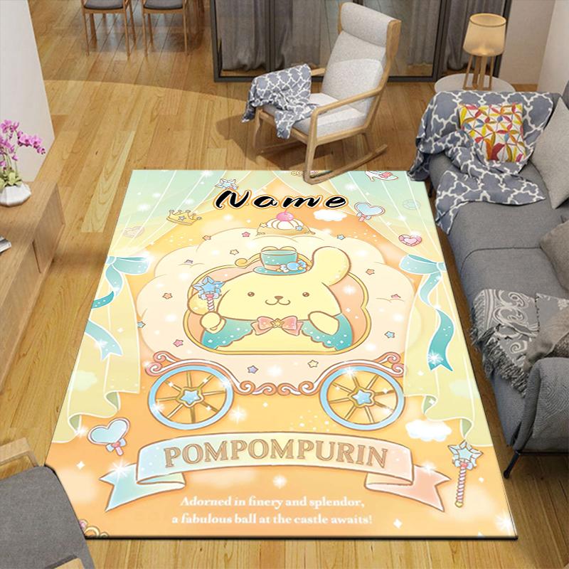 Custom 1Pc Pochacco'S Sweet Frame Rug Office Carpet Indoor Outdoor Entrance Doormat Nonslip Soft And Comfortable Living Room D2915314