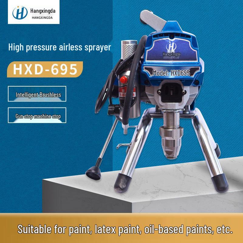595 Electric High-Pressure Airless Paint Sprayer for Latex Coating