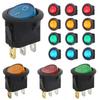 Round Rocker Plug DIY Light Switch Car Button Lights Power Switch Switches