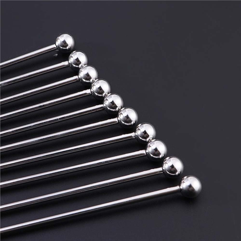 Steel Drink Mixer Bar tool Cocktail Swizzle Stick Stirrers Cocktail Stirrers Mixing Sticks