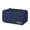 Travel Underwear Organizer Positive Ion Oxford Fabric Large Capacity Travel Bra Organizer for Underwear Women Travel Dark Blue