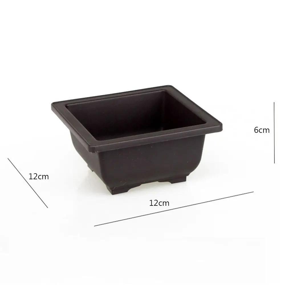 Rectangle Planter Nursery Square Succulent Basin Plant Bowl Bonsai Flower Pot Succulent Basin