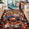 Firefighter Bravery In Action Office Rug Chair Mat, Entryway Carpet, Suitable for Front Door, Bedroom, Living Room, Desk, Holiday Gift