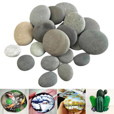 5 Piezas Guijarros para Pintar Piedras de Río Naturales Guijarros Lisos sin Pulir Planos para Niños