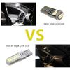 10PCS T10 W5W 3030 6smd Super Bright LED Car Parking Lights WY5W Auto Wedge Turn Side Bulbs Canbus No Error Bulbs 7