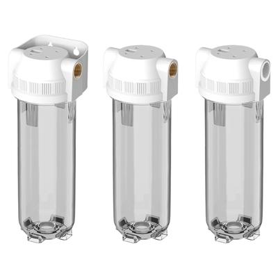Filtro per bottiglia di prova da 10 pollici, filtri per acqua in PET trasparenti sostituibili per depuratori d'acqua da cucina Accessori per elettrodomestici