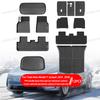 For Tesla New ModelY Juniper2025 2026 TPE metal pedal foot pad Waterproof Luggage Mat Wear-resistant Foot Pads ModelY Trunk Mats