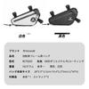 Rhinowalk Bike Frame Bag, Under Top Tube Bag, Bicycle Triangle Bag with Side Pockets and Storage Pouch for Road and Mountain Bikes