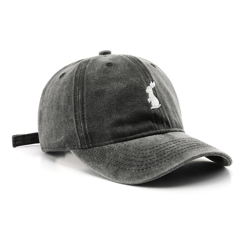 Women's Washed and Embroidered Baseball Cap, Suitable for Outdoor Activities, Providing Sun Protection and Shade