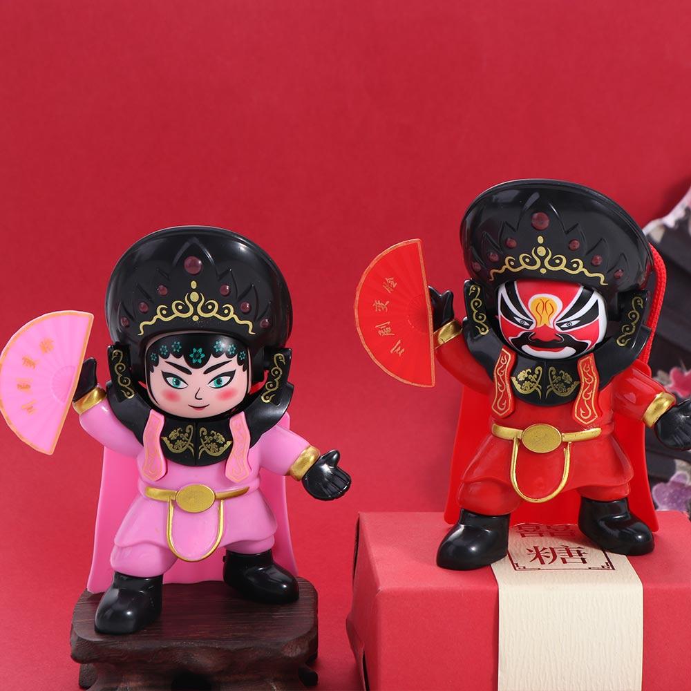 Traditional Opera Face Changing Doll Sichuan Opera Opera Face Makeup Toy  Kid Girl Boy