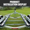 Marine Trailer Glides Pads Quick Installation & Stable Performances Boat Towing Rubber Boat Sliders Pad Set for Boats