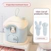 Mushroom House Piggy Bank For Kids With Diy Stickers And Durable Plastic Material