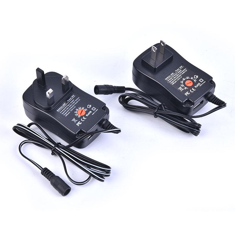 Adapter Adjustable Power Supply 3V 4.5V 5V 6V 7.5V 9V 12V 2A 2.5A Ac/Dc Us Eu Uk