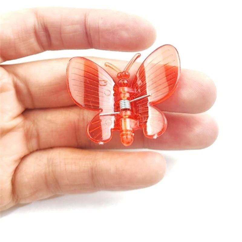 70 Peças Clipes de Planta em Forma de Borboleta Braçadeiras de Plástico Pesadas Adequadas para Flores Trepadeiras Orquídeas Suporte Design Anti-Acamamento