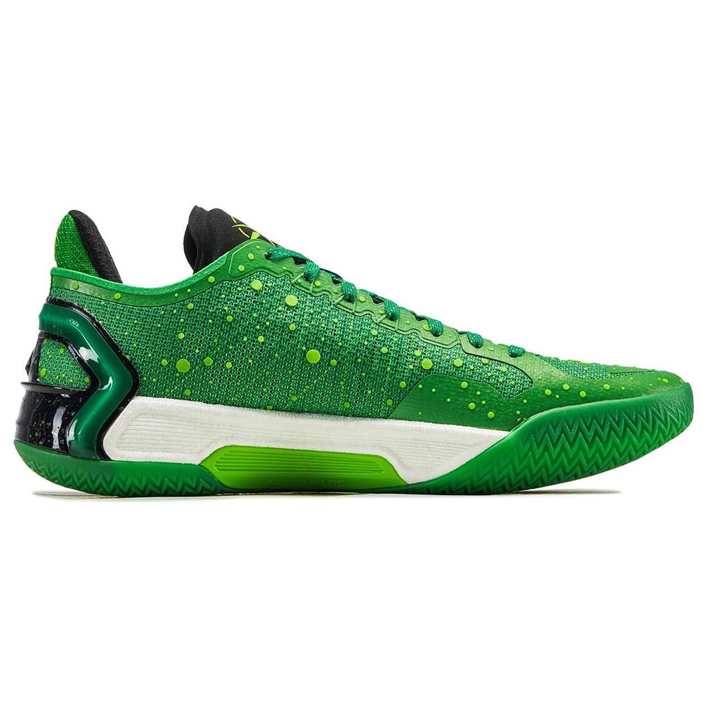 New LINING Blade 4V2 Basketball Shoes Men Low Top Grass Green/Scallion Green ABAU059-2