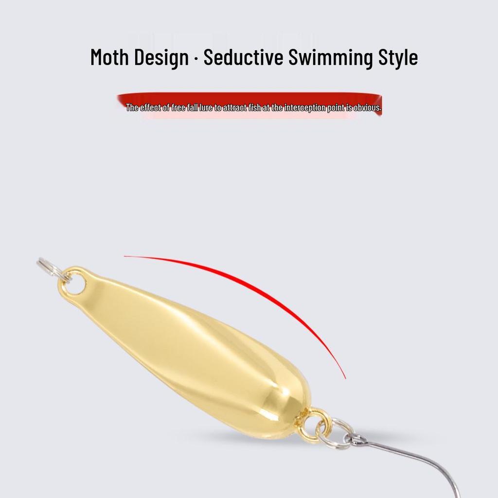 Moth Sequin Micro Lure: 1.1g-7g Bass Freshwater Artificial Bait for Long Casts