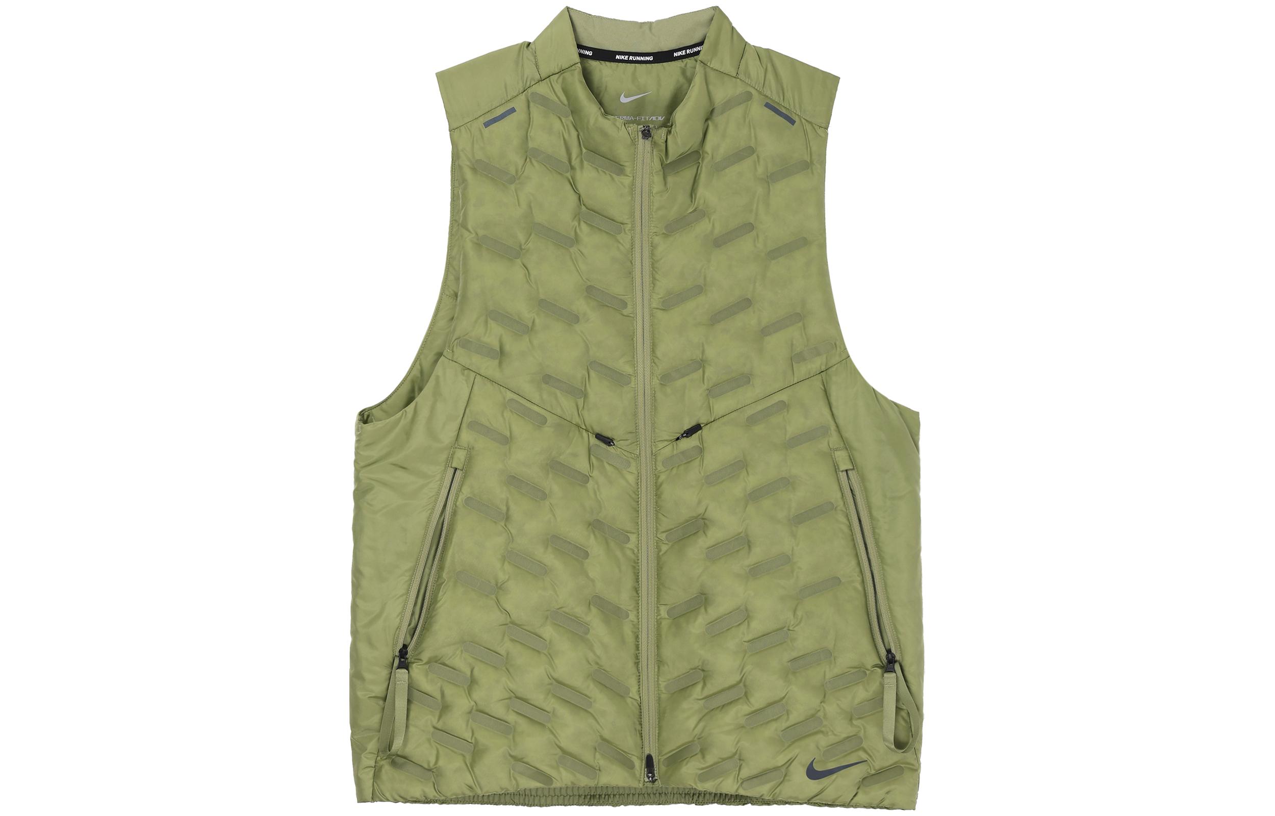 Nike THERMA FIT ADV Down Vests Men s Green Stand Collar Moderate Other DD5696-334 XS