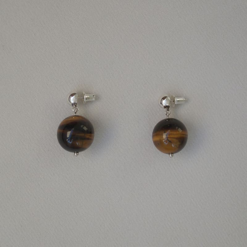 ANDEZVOUS PINA EARRINGS (TIGER EYE)