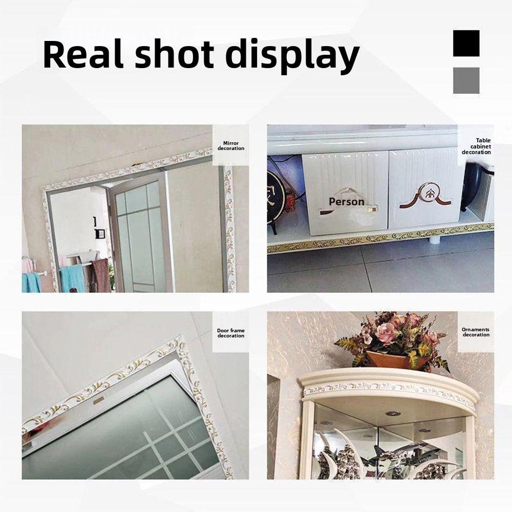Self-Adhesive Self Adhesive Wall Sticker Soft Line Waterproof Baseboard Home Improvement