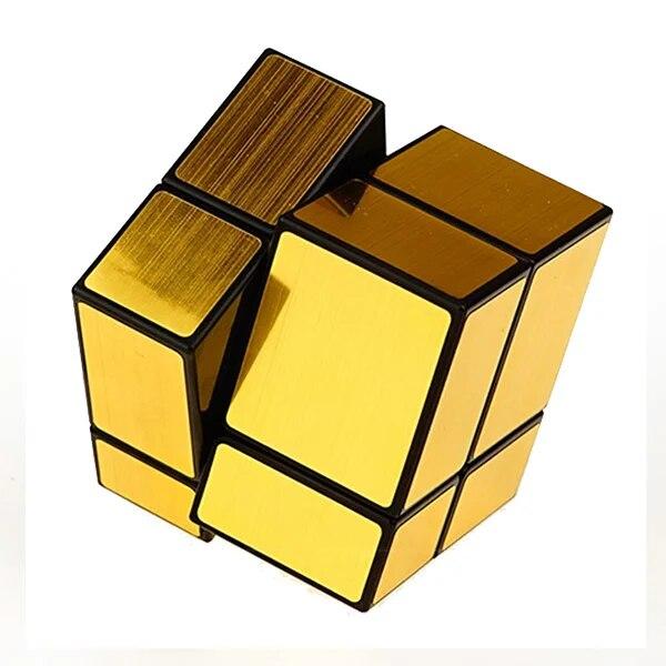 

Speed ​​Cube Игра терпения Венгерский рулон 2 линии Зеркальная полировка 2x2 SengShou Зеркальный кубический пазл SENGSO Одинарный цвет: золото, серебро жёлтый