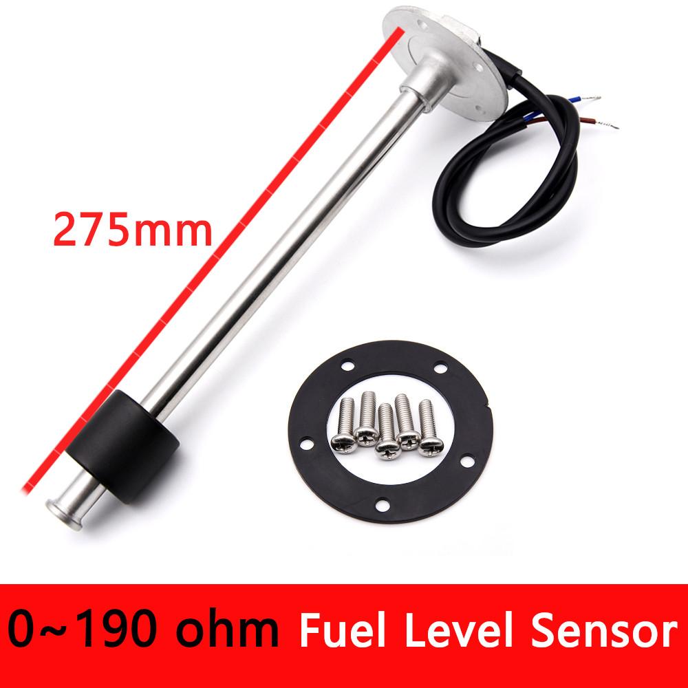 UNS RU ES Lager Flüssigkeit level sensor Kraftstoff Level Sensor 0-190ohm 240-33ohm Wasser Level Sensor 275mm 250mm 225mm 200mm 175