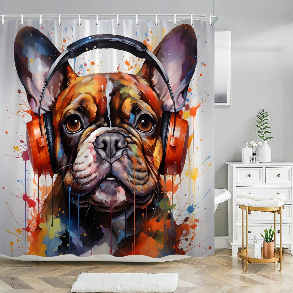 Bohemian Bathroom Curtain Colorful Creative Boho Floral Sunflowers Beautiful Bright Polyester Fabric Shower Curtain for Bathroom