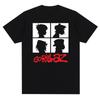 Music Band Gorillazs Punk Rock Print T Shirt 90s Casual Fashion Short Sleeve  T Shirt Unisex
