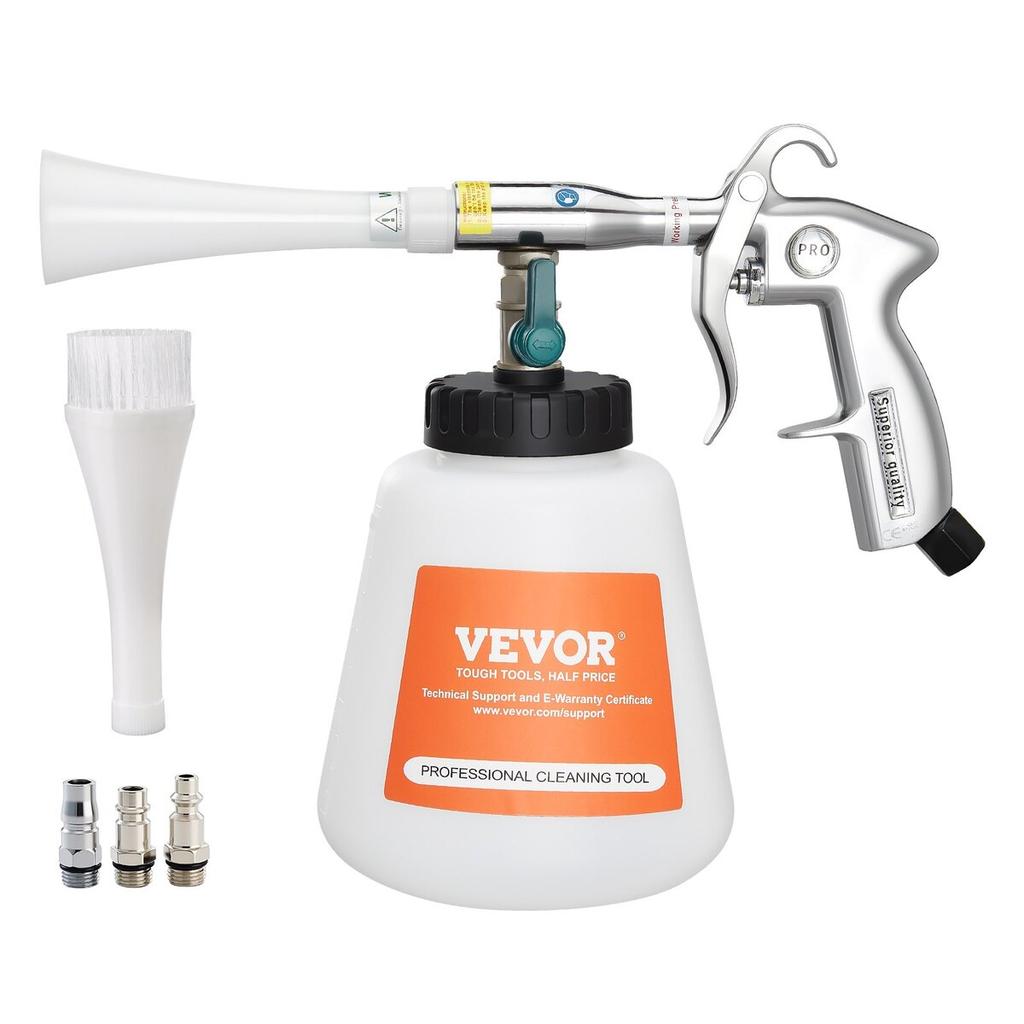 Car Cleaning Gun 6-9.2Bar High-Pressure Air Blow Gun 1L Liquid Bottle