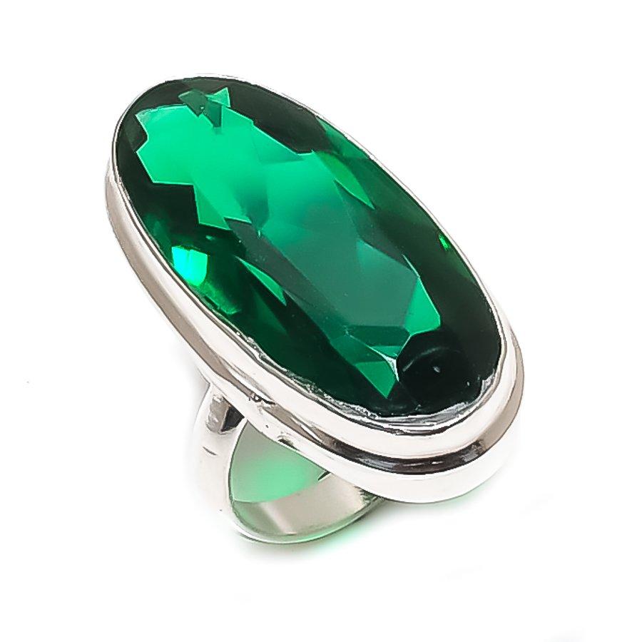 

Natural Chrome Diopside Gemstone 925 Sterling Silver Jewelry Ring Size 5.5 y6J51