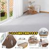 Sanko Hallway Mat Carpet Water Repellent Deodorizing Made In Japan Just Place and Adhere Long Mat 60 X 600 Cm Light Gray KP-42