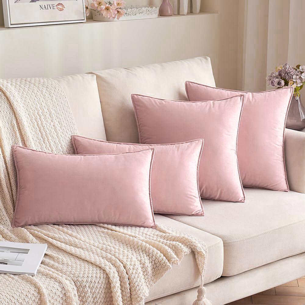 

Скандинавский Минималистичный Бархатный Чехол на Подушку для Дивана с Фланцем 45x45 cm Pillowcase (No Insert)