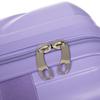 14"/19"/24"/28" 4-Piece ABS Spinner Luggage Set – Large & Medium Sizes – Integrated Combination Lock & 14" Cosmetic Bag (Blue + Purple)