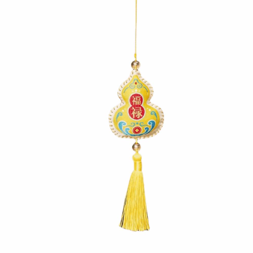 Creative Dragon Boat Festival Sachet Bag Chinese Style Double Sided Dragon Boat Festival Blessing Pouch with Tassel Traditional