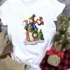 Santa Clause Trend Christmas T Shirt Print Fashion Oversized
