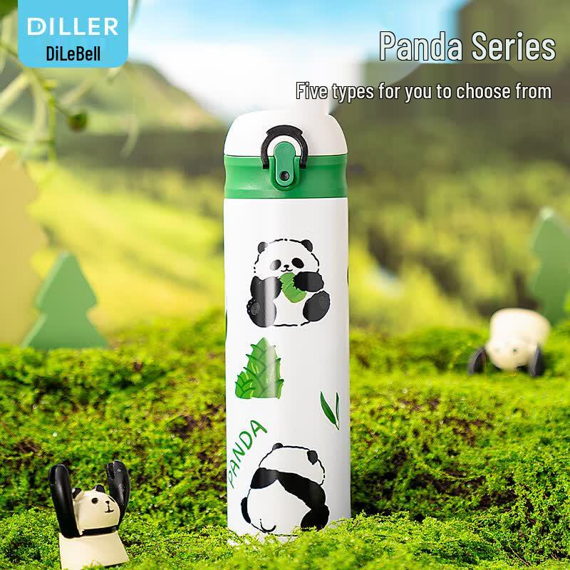 Dilebell Panda 316 Stainless Steel Water Bottle