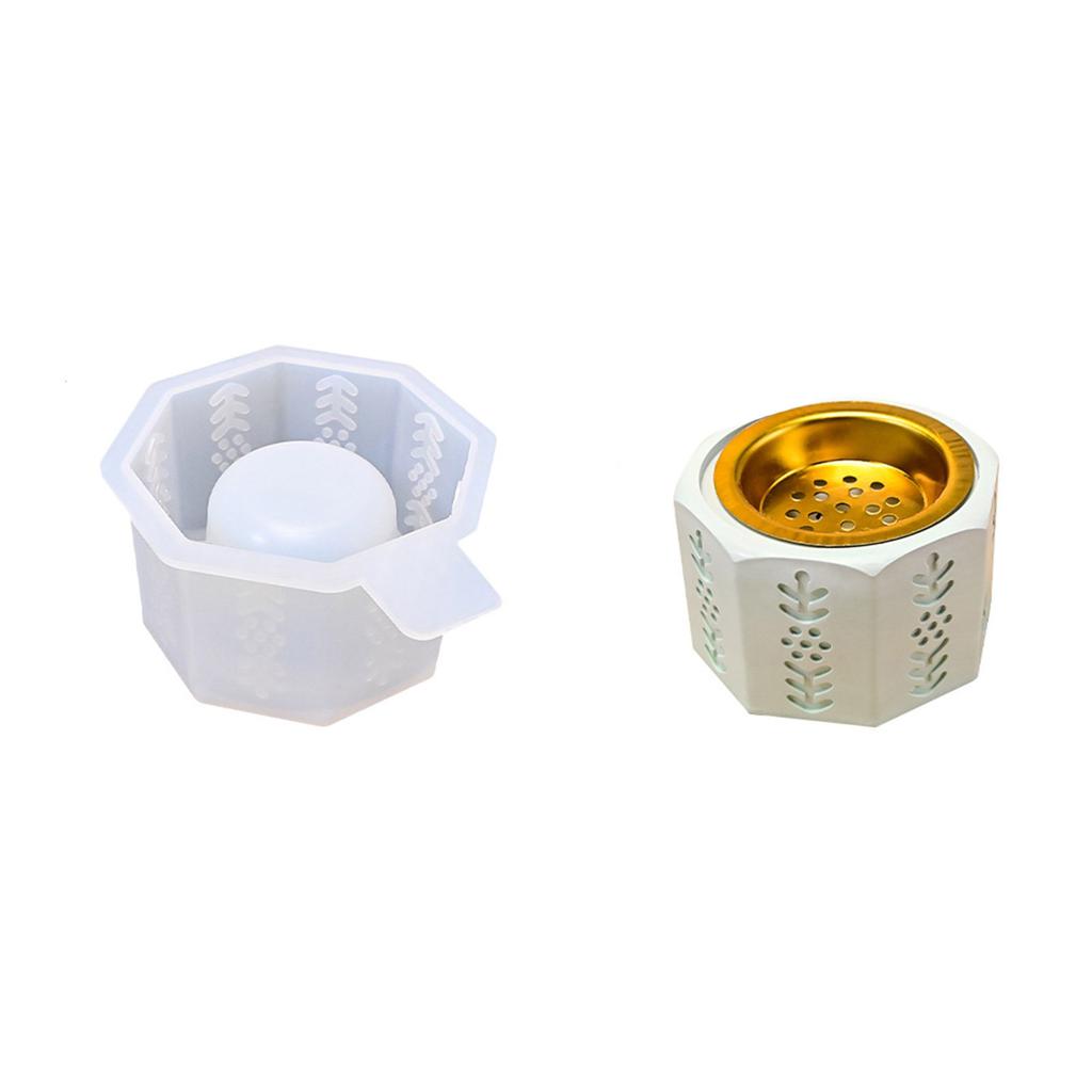 Premium Food Grade Silicone Incense Burner Mold For Candle Making And Aromatic Crafts With Arabic Design