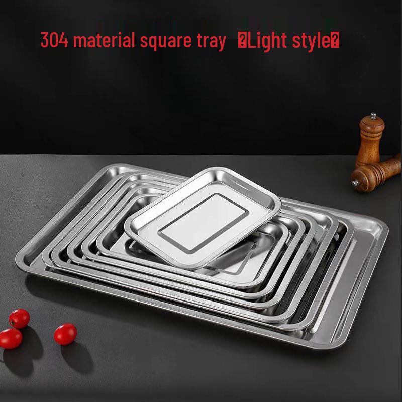SUS304 Stainless Steel Square Food Pan