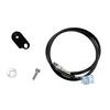 Kijima (Kijima) Motorcycle Parts Horn Bracket Set for Monkey 125 (JB02/03) - Side Mount Steel, Black Finish, 304-8258