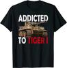 Dependent de Tiger Panzer Tanc German Armata Germană WWII Tricou de Vară Bumbac Gât Rotund Mânecă Scurtă Tricou pentru Bărbați Nou S3XL