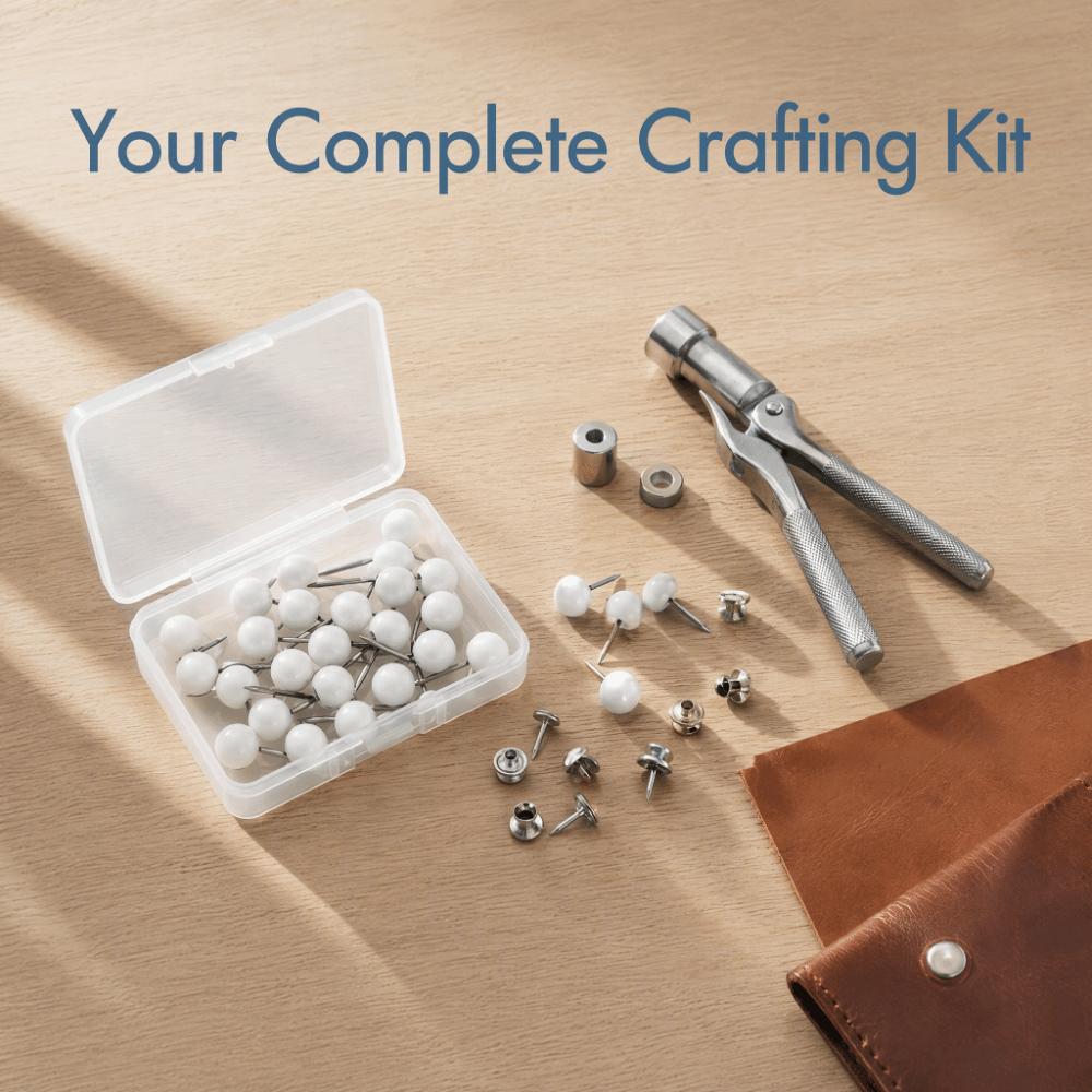 Metal Pin Shaft Pearl Head Pins Pearlized Ball Head Quilting Pins  For Purse Frame DIY