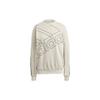 Adidas Crew Neck Pullover American Casual Sweatshirt Women Sweatshirt Off-White GL0531