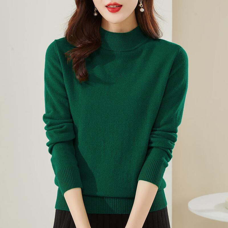 Damski sweter z golfem Jinjuan, 100% wełna merynosów