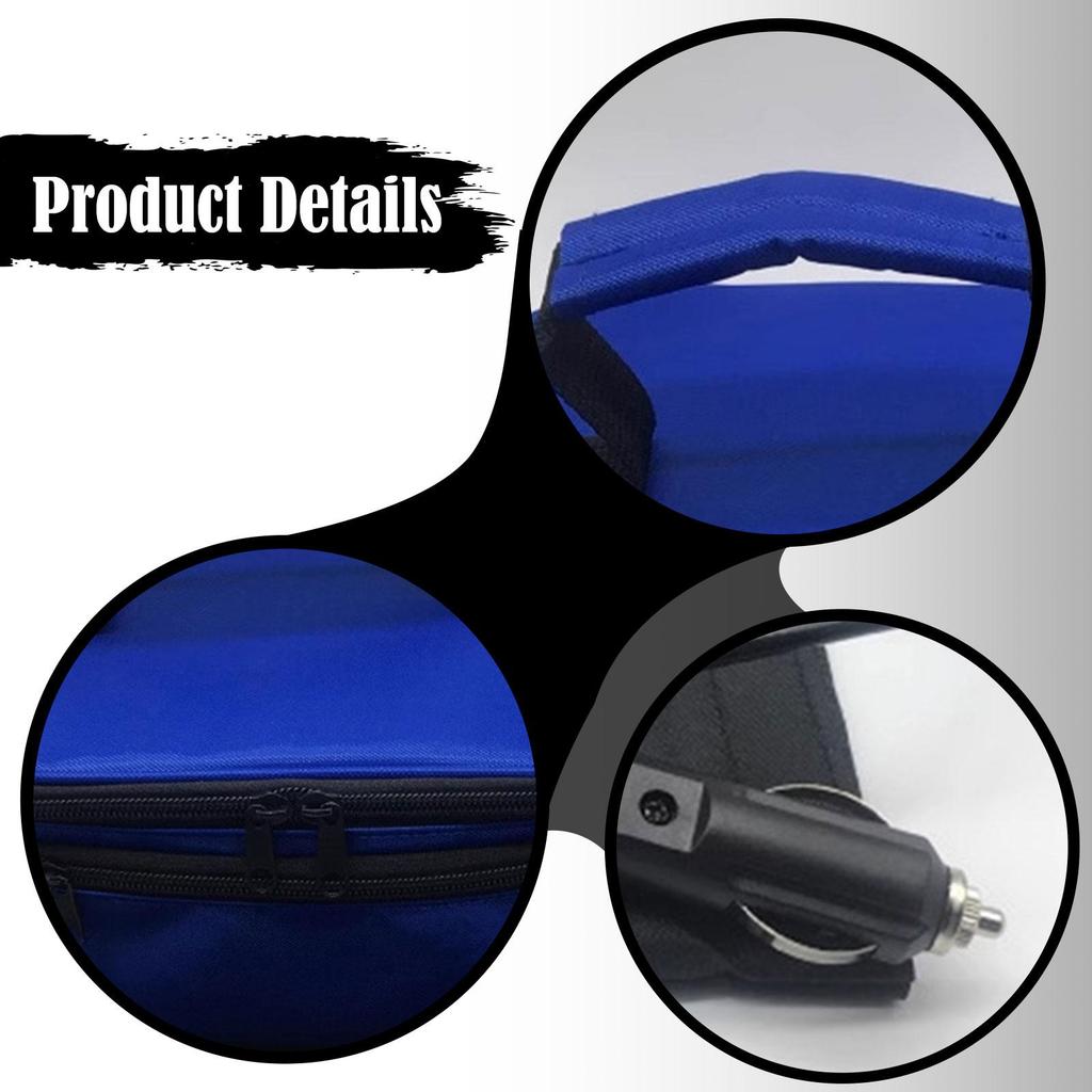 USB Verwarmde Lunchbox, Waterdicht, Handig, Herbruikbare Voedselisolatiezak, Voedselwarmer Verwarmer, Lunchwarmer Tote voor Kamperen Picknick