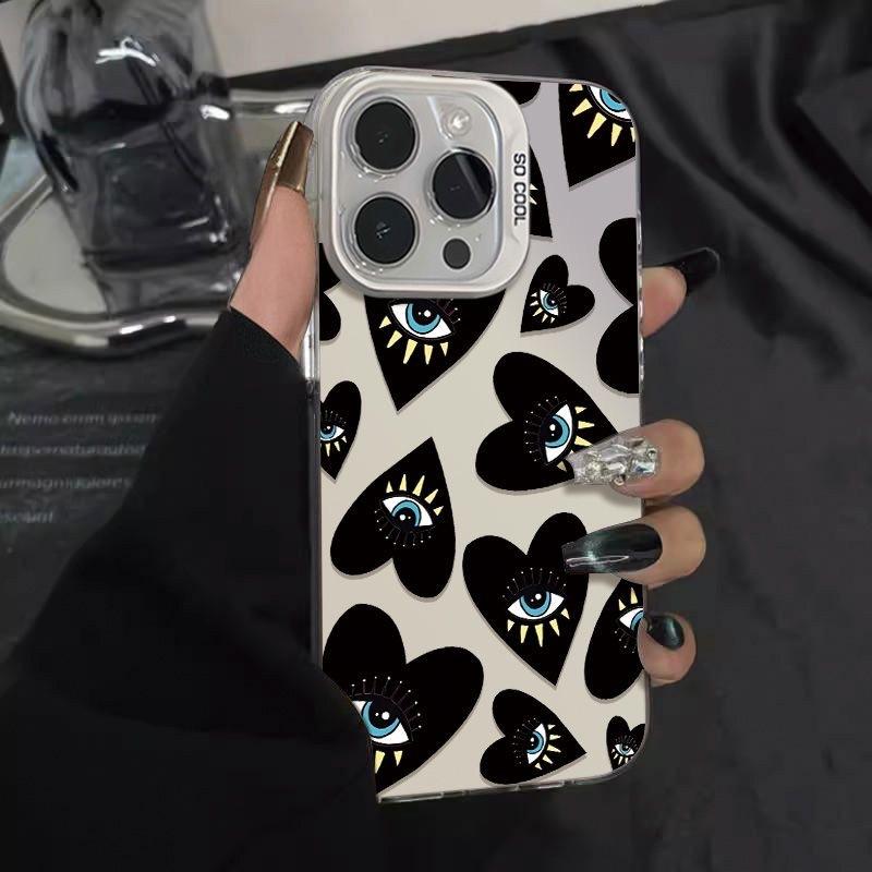 

Love Eyes Suitable for Apple 16promax Mobile Phone Case IPhone 15pro Hard Shell 14 13 12 Anti Fall 11 Apple 12