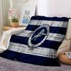 Millwall Fc Crest Design Flannel Blanket, Soft Polyester, Modern Design, All-Season for Camping, Travel, Gifts for holidays or birthdays